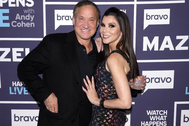 <p>Charles Sykes/Bravo</p> Terry (left) and Heather Dubrow