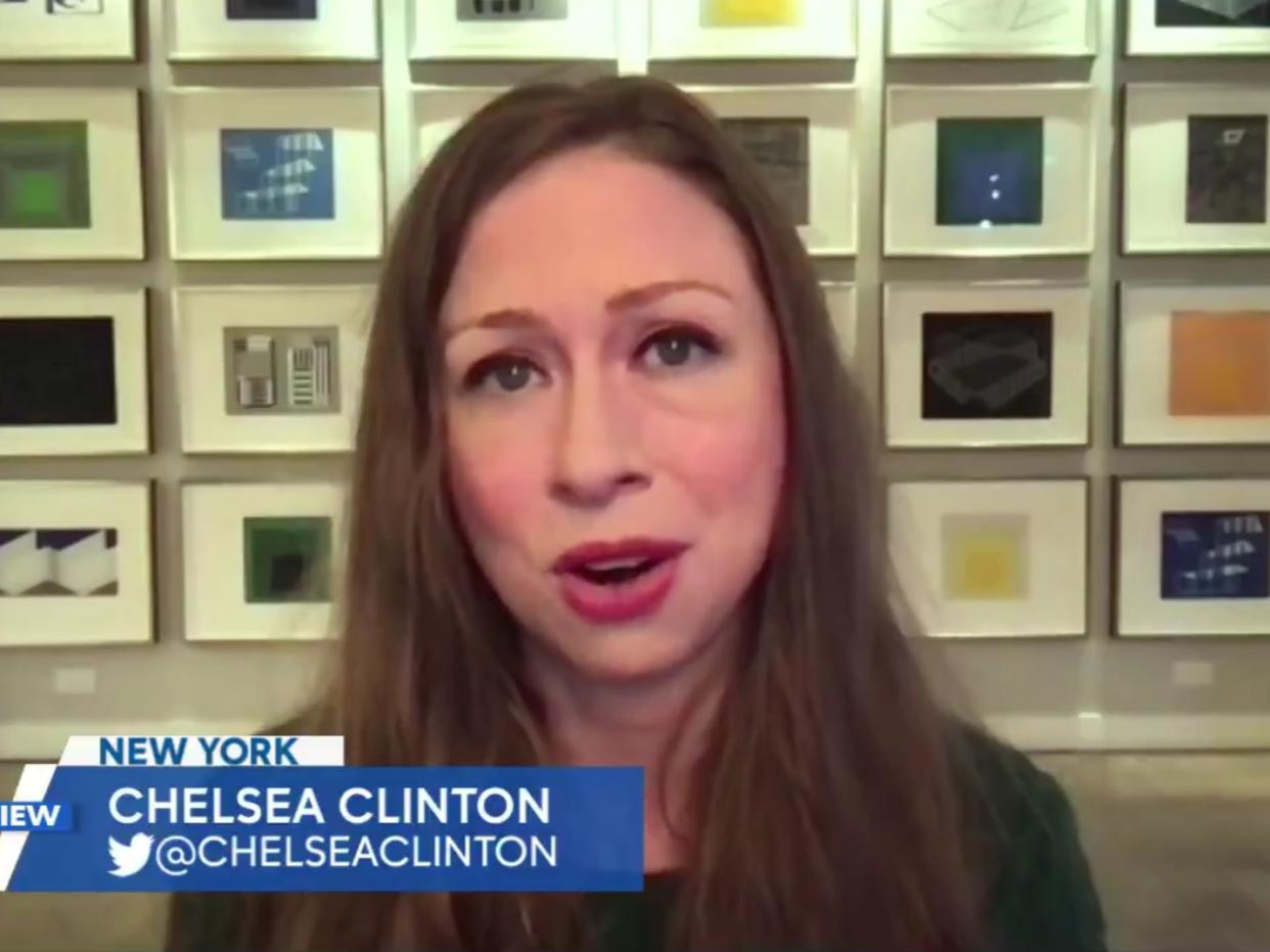 <p>Chelsea Clinton talking on ABC’s The View</p> (ABC/TheView)