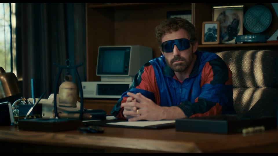 Ben Affleck as Phil Knight, Nike founder, in "Air."