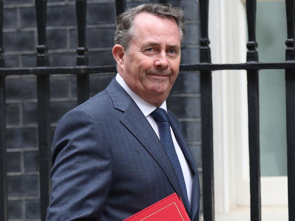 Brexit: Cabinet minister Liam Fox openly challenges Theresa May over Irish border backstop