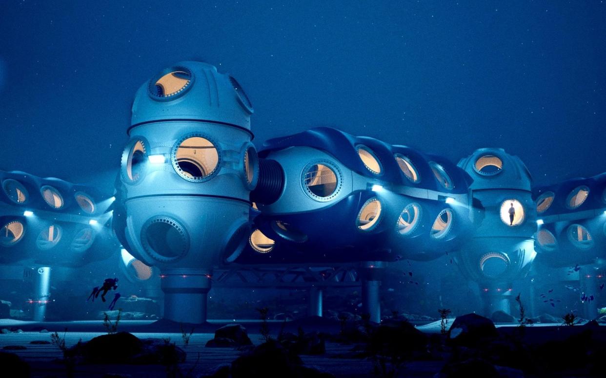 Deep's underwater living space, Sentinel, will enable human beings to survive 656ft below the waves