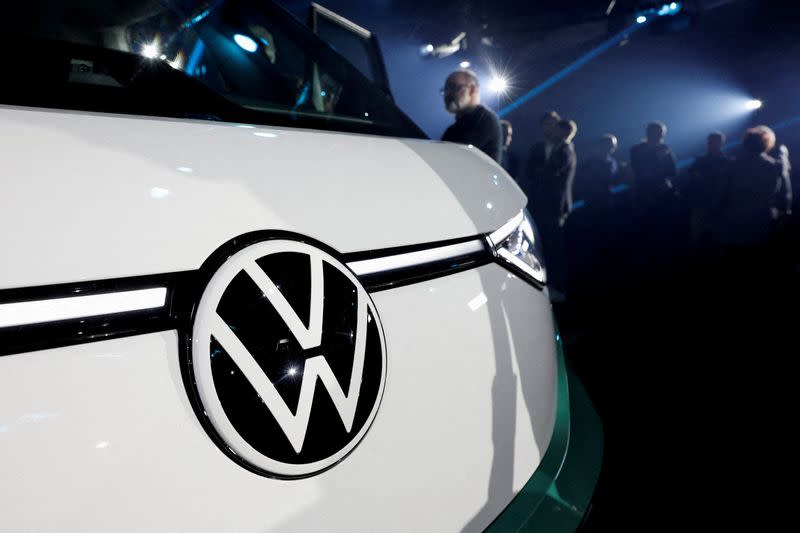 FILE PHOTO: Volkswagen unveils all-electric ID. Buzz, in Paris