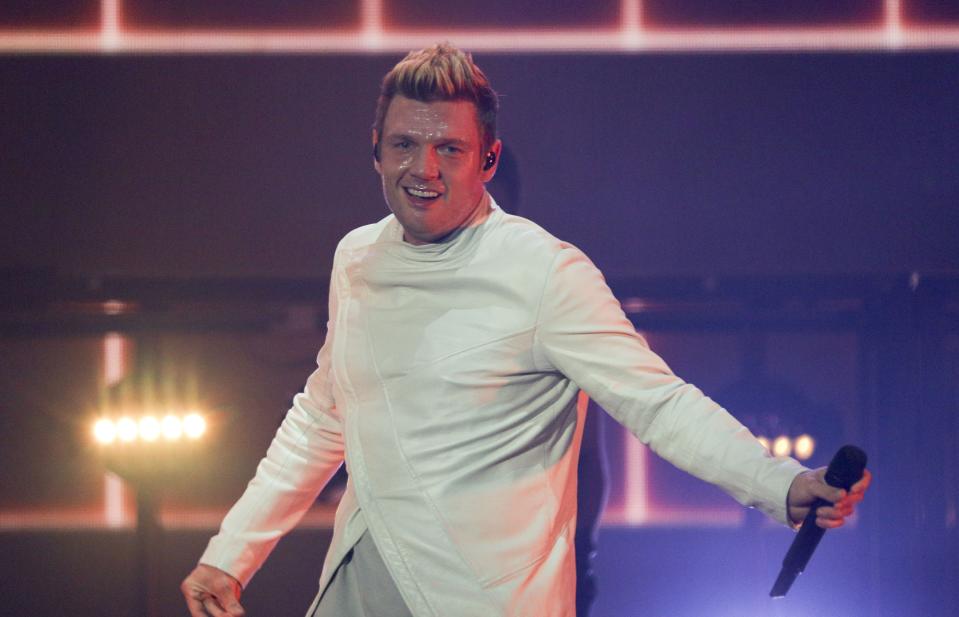 Nick Carter has been accused of sexual assault. Copyright [Michael Hurcomb/REX/Shutterstock]