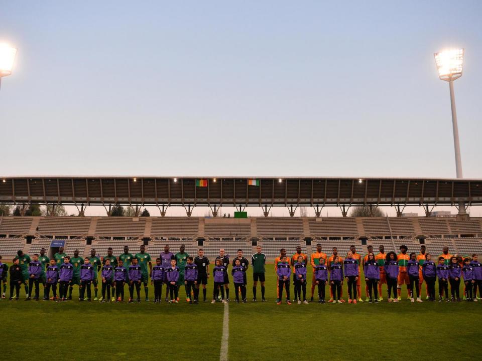 The match was played at the Charlety Stadium in Paris (Getty)