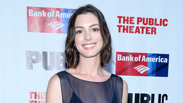 Anne Hathaway is taking a break from the big screen to star in a TV miniseries. The Oscar winner will star in and produce the miniseries adaptation of Jennifer Steil's novel, <em>The Ambassador's Wife</em>, according to <em>The Wrap</em>. <strong>NEWS: Anne Hathaway Admits to Feeling 'Hunted' by Criticism</strong> " <em>The Ambassador's Wife</em> is an incredible story that pulls you in immediately and resonates with all of us based on the images and news headlines that are pervasive in our lives today," producer Mark Gordon ( <em>Ray Donovan</em>, <em>Criminal Minds</em>) said in a statement. "We are so fortunate to have Anne starring in this timely, gripping and compassionate drama. She is in a league all her own, and we cannot think of anyone who can better portray Steil's complex heroine." The novel was inspired by Steil's personal experiences as the wife of the British Ambassador to Yemen. Released last month, it chronicles the tale of a bohemian woman, Miranda, who is kidnapped in the Middle East and must make difficult choices in hopes of reuniting with her beloved husband. In anticipation of her upcoming project, which is not yet attached to a network, the 32-year-old actress posted a photo of the book's cover on Instagram Tuesday. "Love this book so much I went and got the rights to it! It'll be coming soon to a T.V. near you," Hathaway captioned the pic. "In the meantime, please pick it up - it's a great read." <strong>PHOTOS: Secret Celebrity Marriages</strong> Hathaway isn’t the only A-list movie star who's taken to TV recently. Matthew McConaughey was one of the biggest names to hit the small screen when he starred in <em>True Detective</em> last year, which recruited stars like Rachel McAdams, Colin Farrell and Vince Vaughn for its second season. Hathaway also guest-starred on Joseph Gordon-Levitt's Emmy award-winning Pivot series <em>Hit Record on TV</em>. The new dad described his star-studded variety show to ET recently -- watch in the video below.