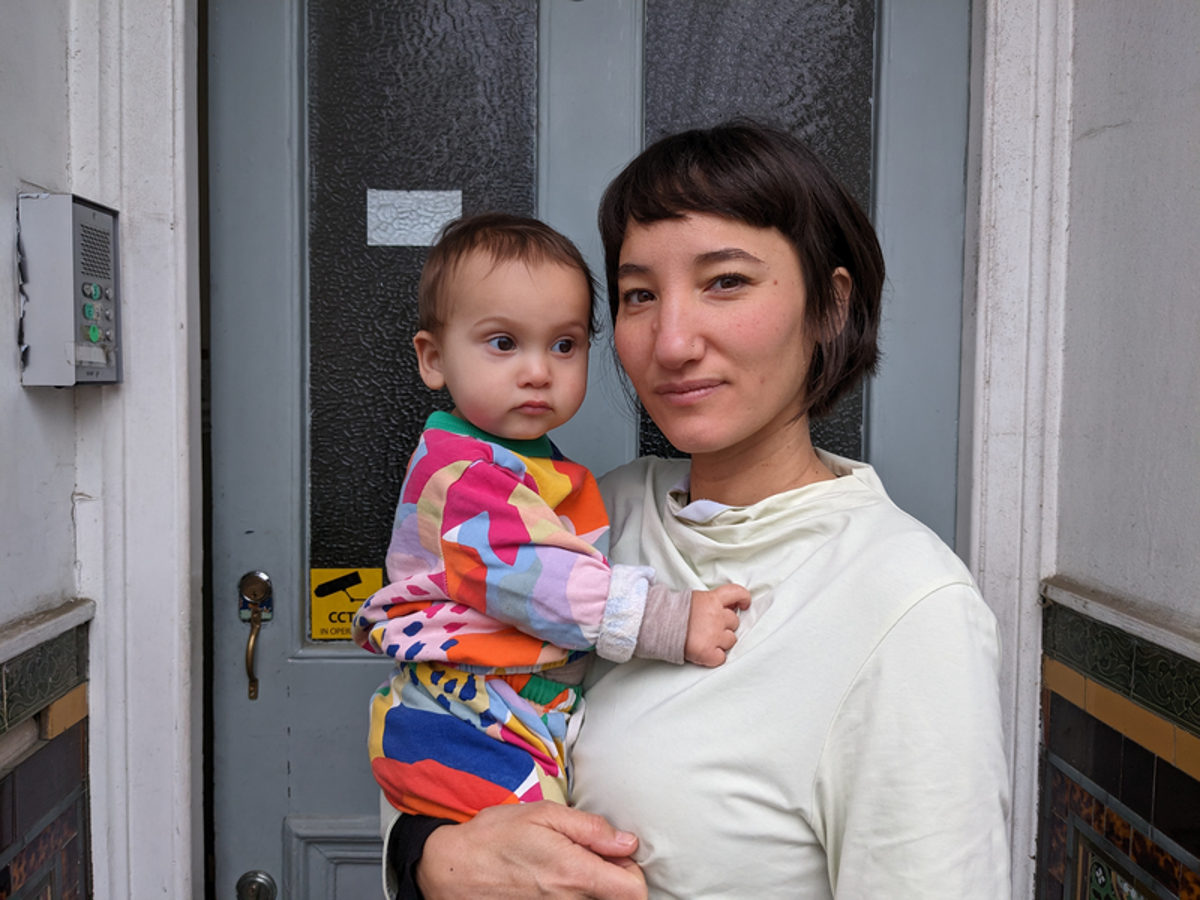 Elvira Grob, 41, who is a lecturer in design on a zero-hours contract, has been left feeling “close to burnout” as she and her partner Michael spend £975 a month on childcare for their 10-month-old daughter, Yoomi (Michael Simpson)