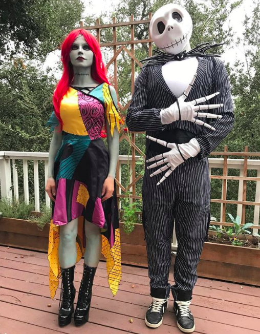 <p>“When your daughter asks for Sally and Jack, you give her Sally and Jack,” wrote the actress, posing next to hubby Channing Tatum, of their <em>Nightmare Before Christmas</em> costumes. “Happy Halloween everyone.” (Photo: <a rel="nofollow noopener" href="https://www.instagram.com/p/Ba8Uwz_Hqpc/?hl=en&taken-by=jennadewan" target="_blank" data-ylk="slk:Jenna Dewan via Instagram;elm:context_link;itc:0;sec:content-canvas" class="link ">Jenna Dewan via Instagram</a>) </p>