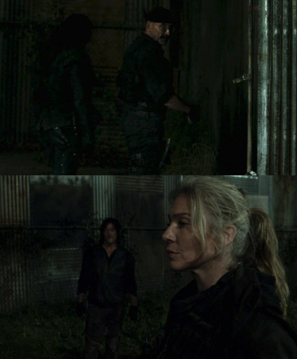 TWD 1106 Daryl Leah and Pope