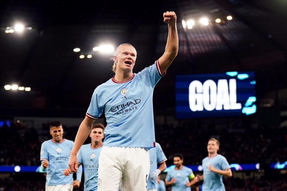 Manchester City’s Erling Haaland (Nick Potts/PA) (PA Wire)