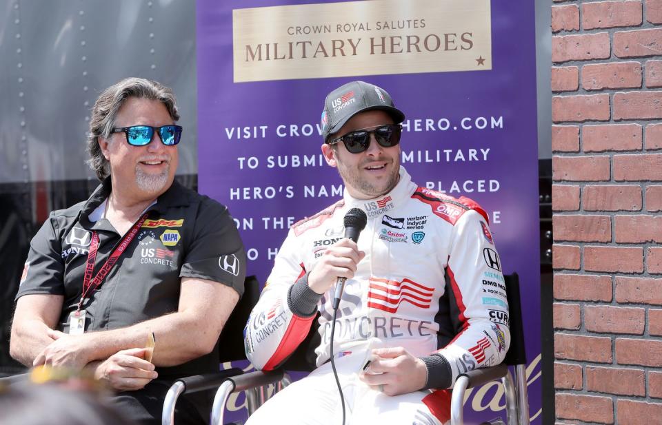 crown royal and andretti autosport team up to honor military heroes