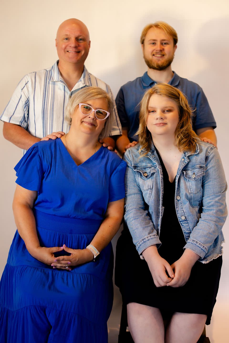 a group of people posing for a photo