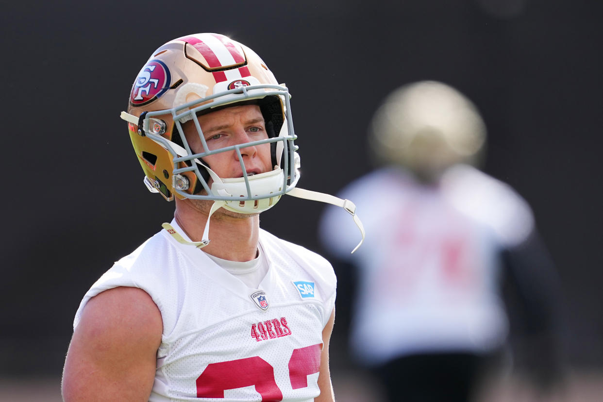 Is Christian McCaffrey a future Hall of Famer? (Photo by Chris Unger/Getty Images)