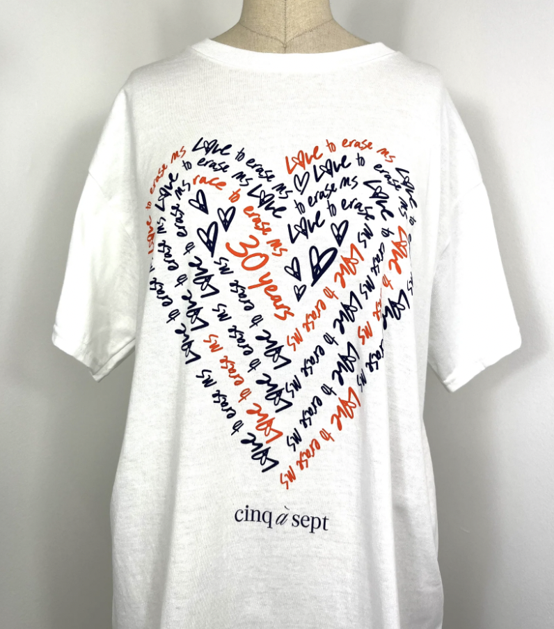 Race to Erase Ms - 30th Anniversary T-shirt - Cinq a Sept