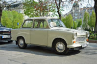 <p><span><span>Trabant launched its first car in 1957 as a car for the people of East Germany, though the usual wait to get hold of one was around </span><strong><span>10 years</span></strong><span>. If it wasn’t for Trabant having a state monopoly on new car sales during the communist era, few would have wanted this poorly made machine with its </span><strong><span>wheezy</span></strong><span> two-stroke, two-cylinder engine.</span></span></p><p><br><span><span>However, the Trabant was ingenious in one respect – and thus deserves a place in this story - as the body panels were made from </span><strong><span>Duroplast</span></strong><span>, a plastic made from </span><strong><span>recycled</span></strong><span> cotton waste.</span></span></p>