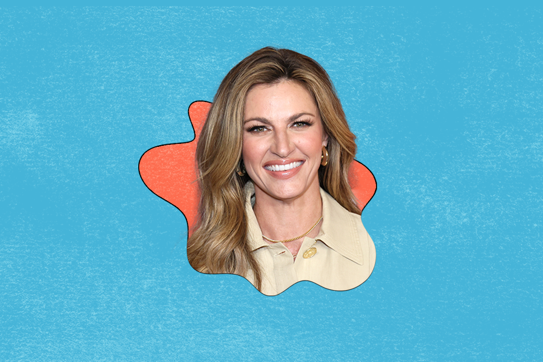 Sportscaster Erin Andrews. (Photo illustration: Yahoo News; photos: Getty Images)
