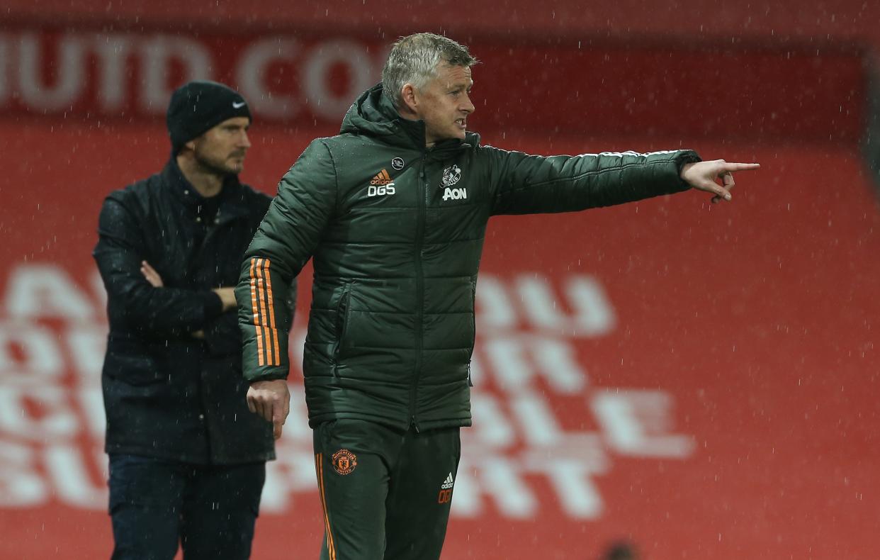 Manchester United manager Ole Gunnar Solskjaer (Manchester United via Getty Images)