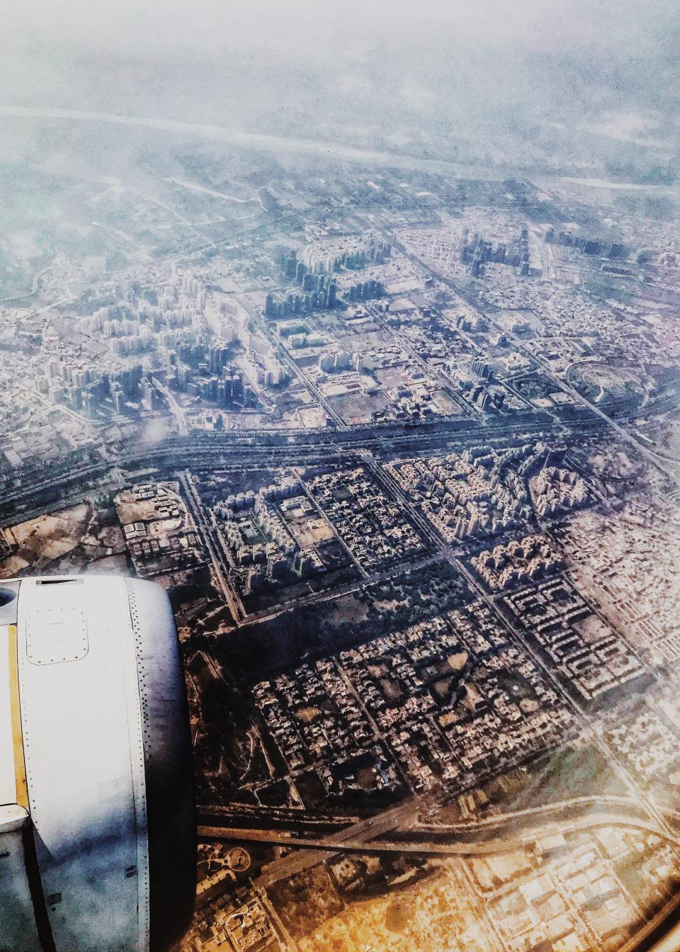 Ariel view of New Delhi 