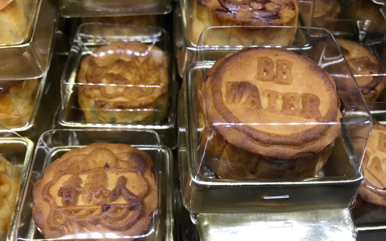 Pro-democracy mooncakes are flying off the shelves in a family-run bakery in Hong Kong - Sophia Yan