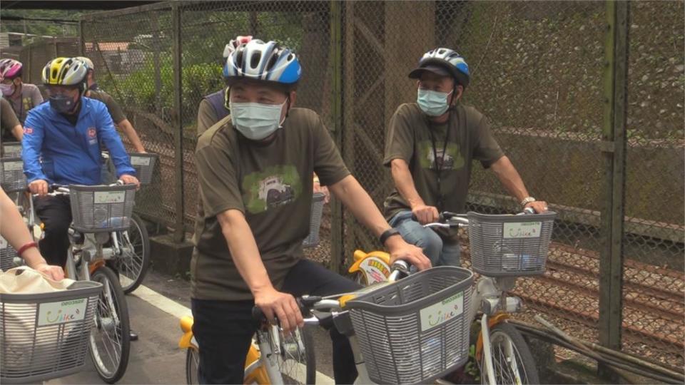 體驗三貂嶺自行車道　侯：盼帶動山海線旅遊潮