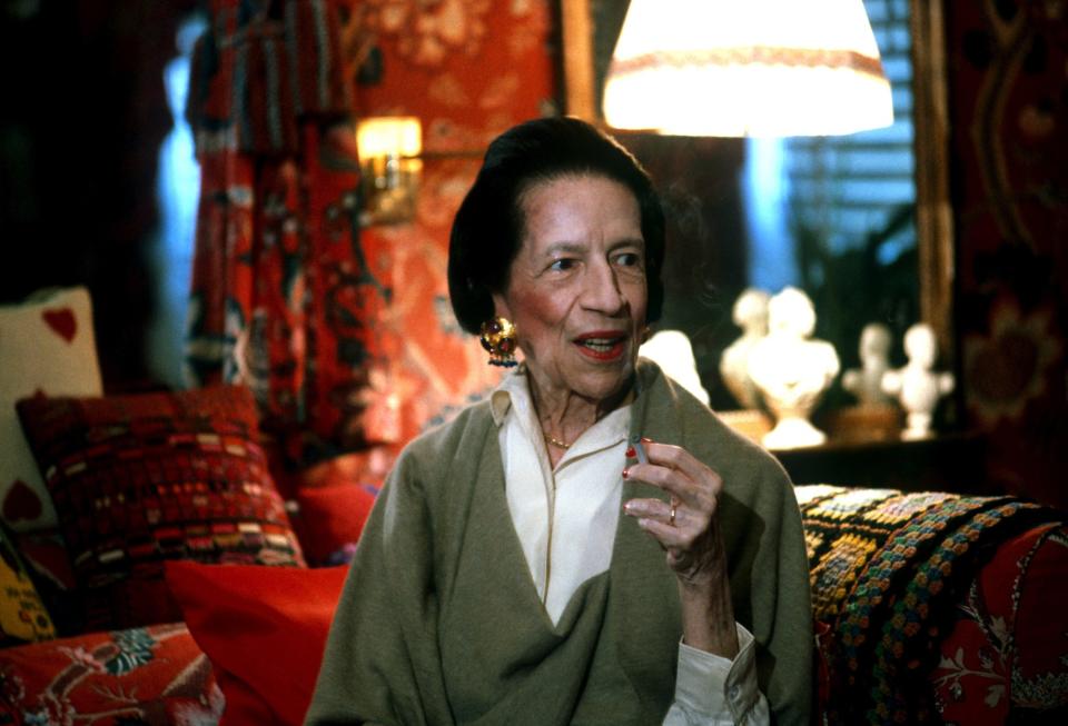 Diana Vreeland at home