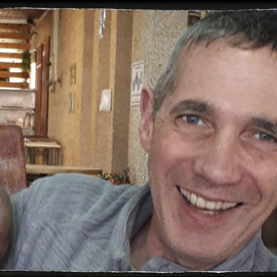 This image provided by Hostages and Missing Families Forum shows Fernando Simon Marman. The Israeli military said it rescued Fernando Simon Marman and another hostage from captivity in the Gaza Strip early Monday, Feb. 12, 2024, marking a small but symbolically significant success in its quest to bring home over 100 captives believed to be held by the Hamas militant group. (Hostages and Missing Families Forum via AP)