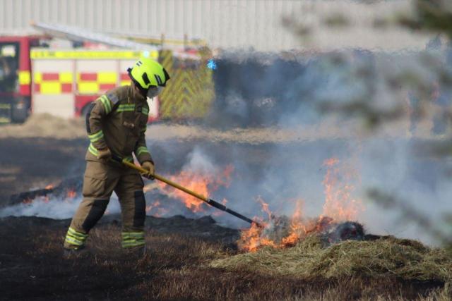 West Sussex Fire and Rescue Service said crews are ‘dealing with a large vehicle fire’ at Lidsey Road, Bognor Regis (Photo: Jack Chiverton)