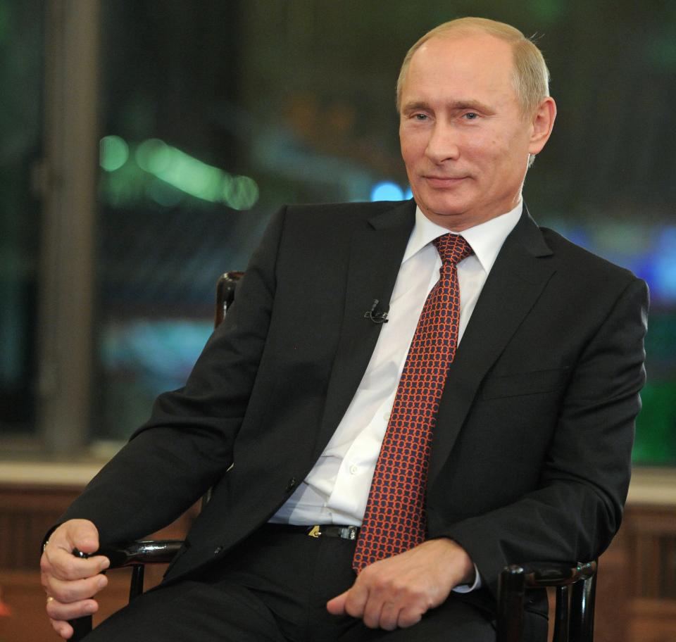 Russia's Prime Minister Vladimir Putin is seen during his interview for Chinese press in Beijing, China on Tuesday, Oct. 11, 2011. (AP Photo/RIA Novosti, Alexei Druzhinin, Pool)