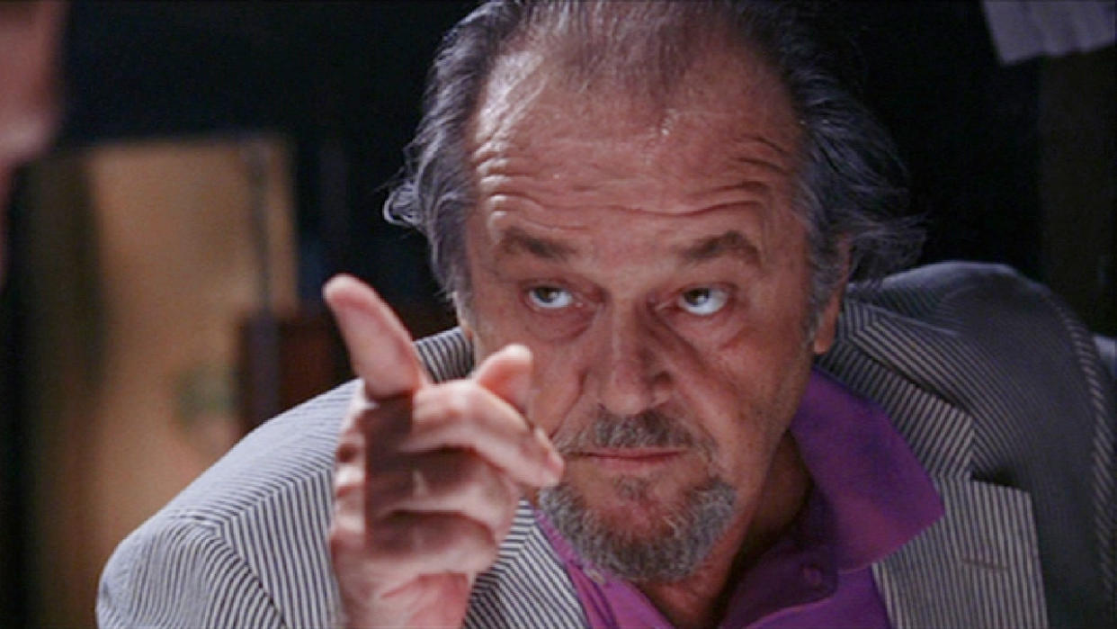  Jack Nicholson in The Departed. 