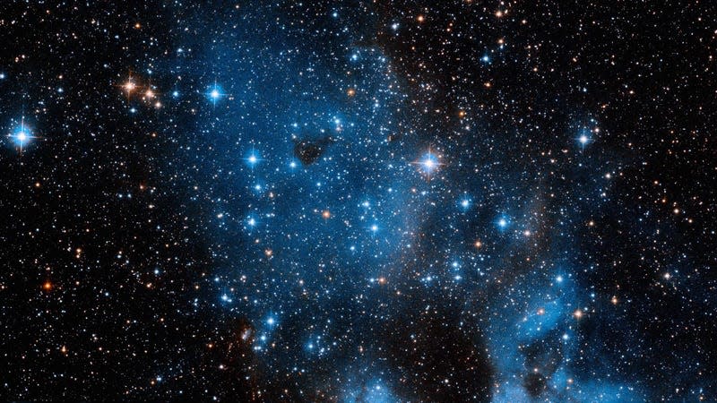 Open Cluster NGC 1858, as imaged by Hubble in 2022.