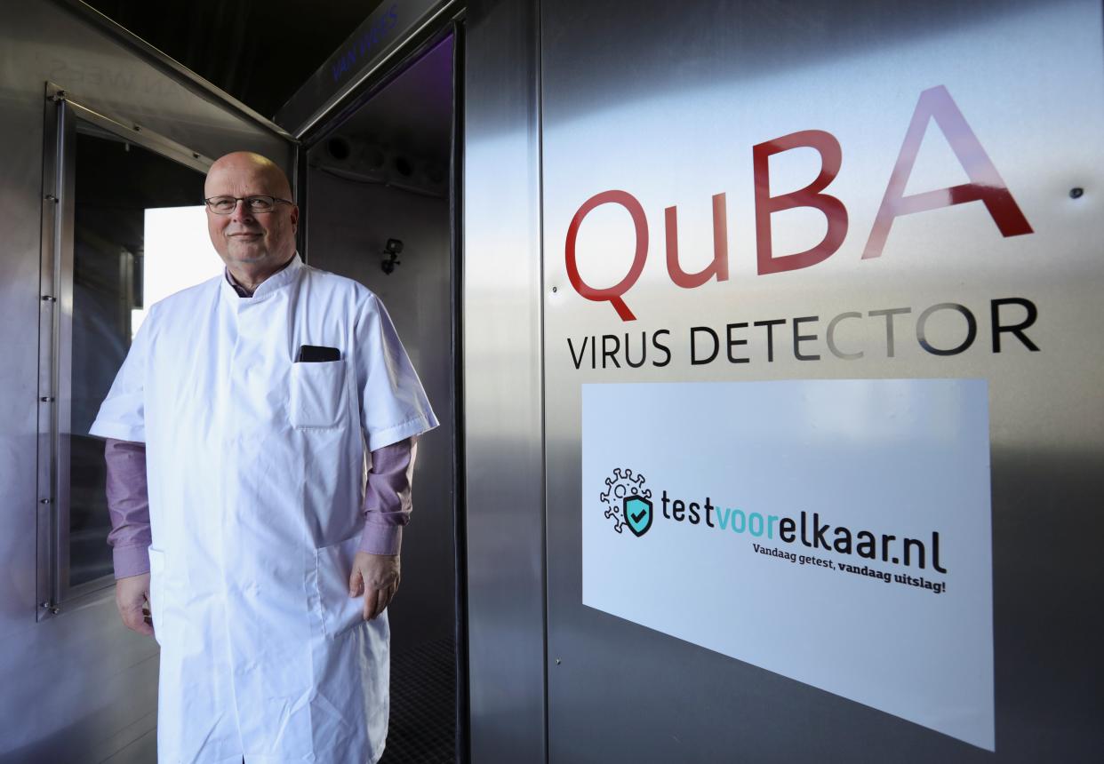 <p>Peter van Wees espera que su método sea una forma más rápida y sencilla de detectar el virus.</p> (REUTERS)