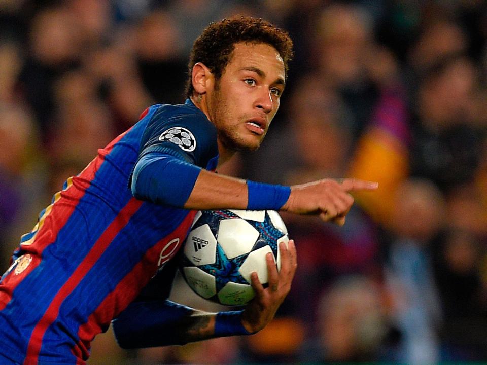 Neymar is a Manchester United target, sure, but he's not planning on leaving Barcelona: Getty