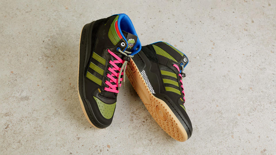 Adidas x Hebru Brantley Forum High sneakers. - Credit: Courtesy Photo