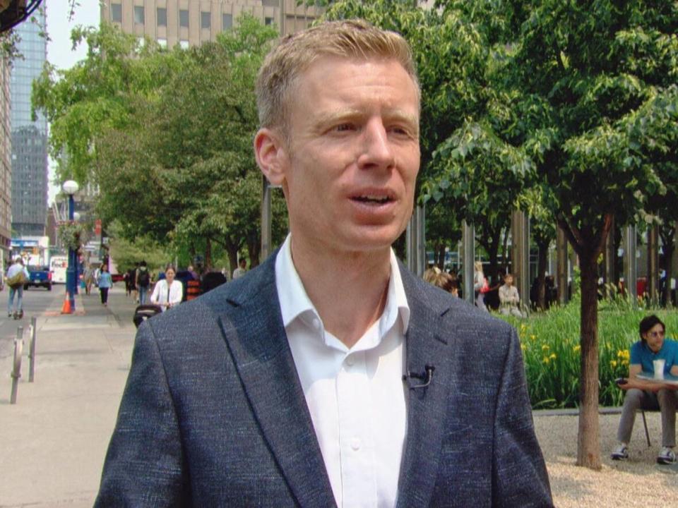 Toronto mayoral candidate Anthony Furey says the city faces 'some tough decisions' about its future. (CBC - image credit)