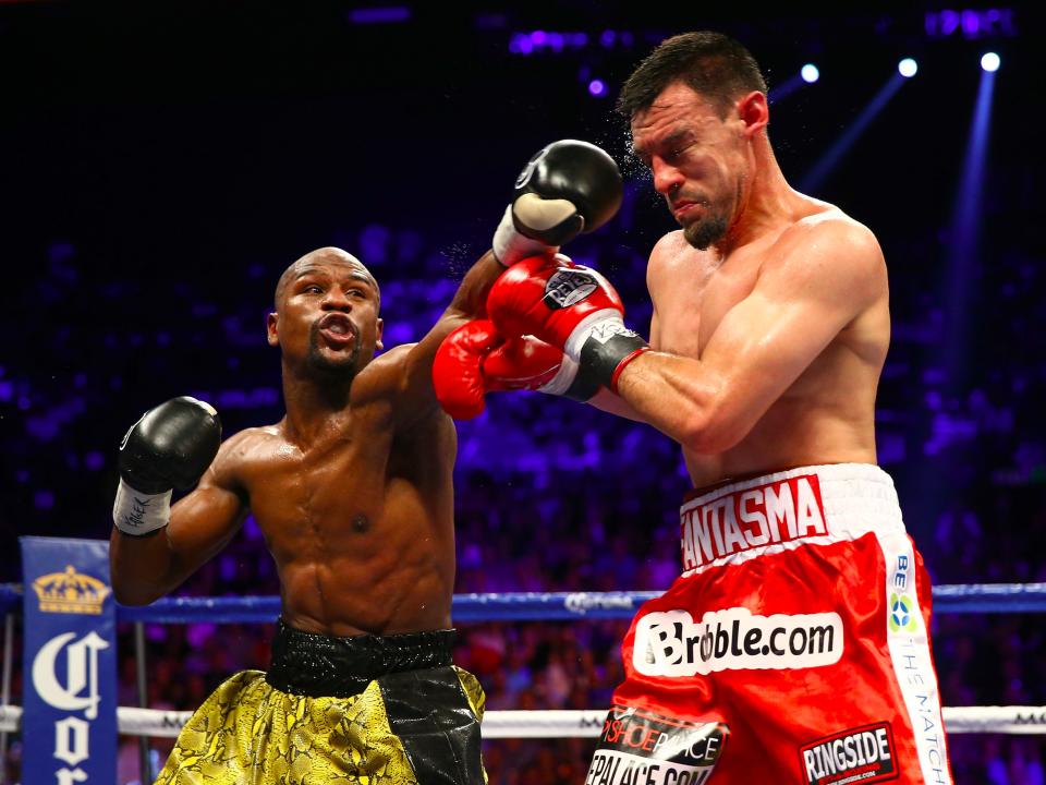 Floyd Mayweather and Robert Guerrero