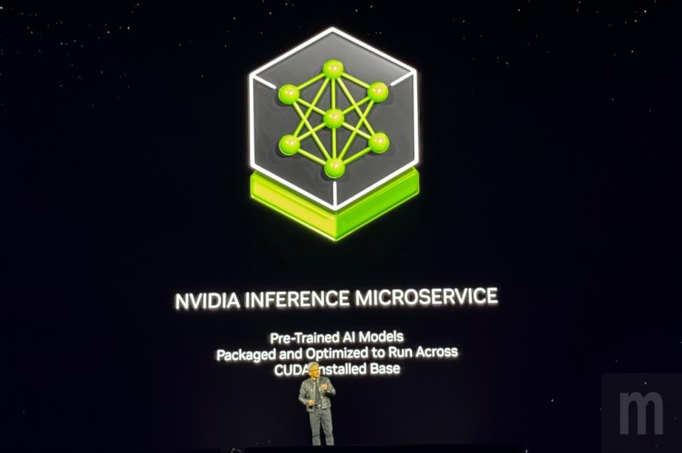 ▲NVIDIA NIM微服務可在數分鐘內完成佈署自動生成式人工智慧