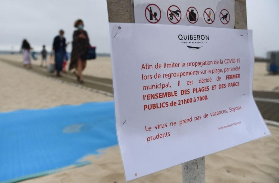 There's a curfew in Quiberon - getty