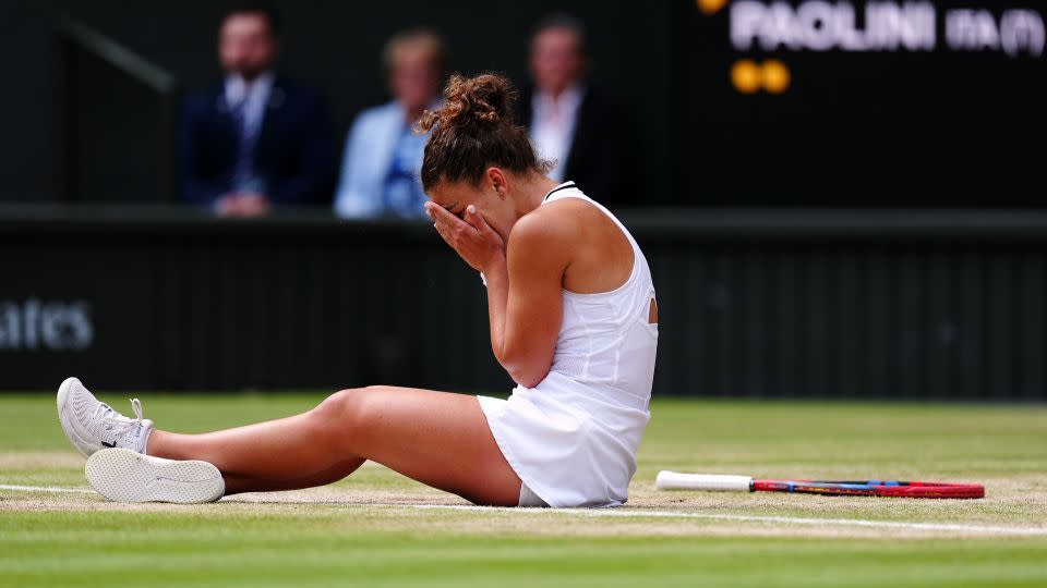 Jasmine Paolini lost her second consecutive grand slam final. - Mike Egerton/PA Wire