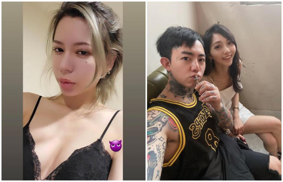 ▲Keanna從頭堅稱在保護ØZI，讓莉婭（右）看傻眼。（圖／翻攝Keanna IG、莉婭臉書）