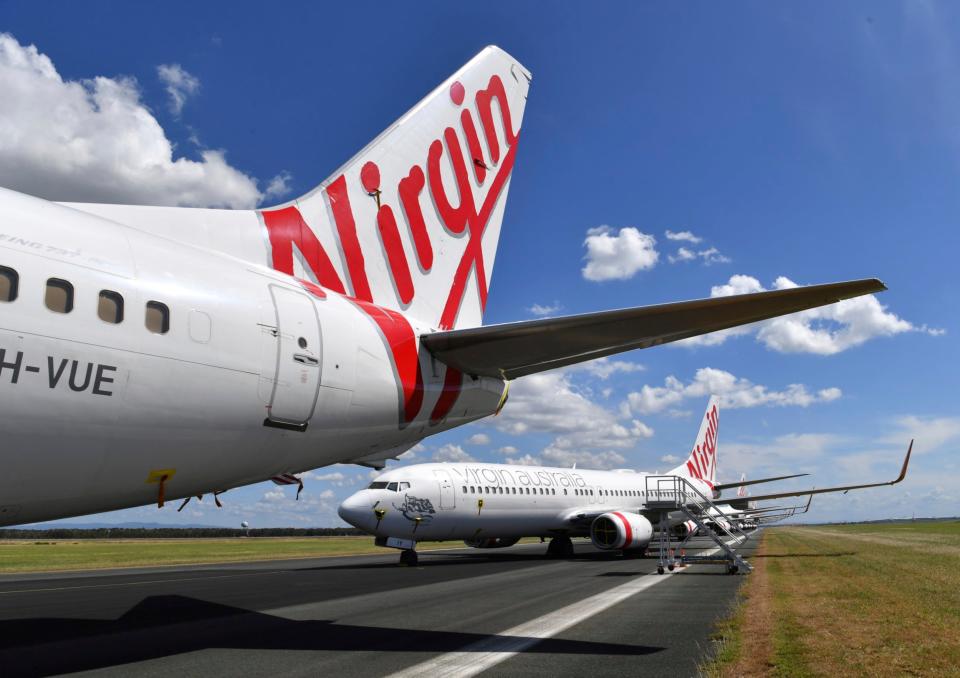 Virgin Australia went into voluntary administration in April