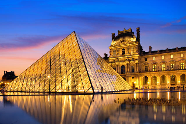 Paris, France, Art Deco louis vuitton building, LVMH Store on Avenue  Champs-Elysees, at Dusk, centre fashion, Shop, france light windows night  Stock Photo - Alamy