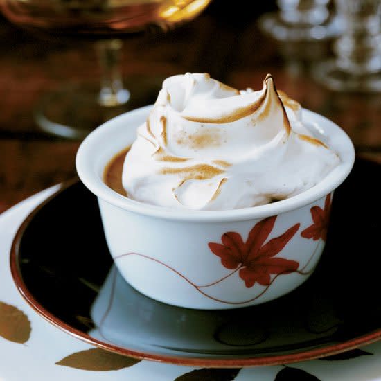 Pumpkin Pudding with Mile-High Meringue