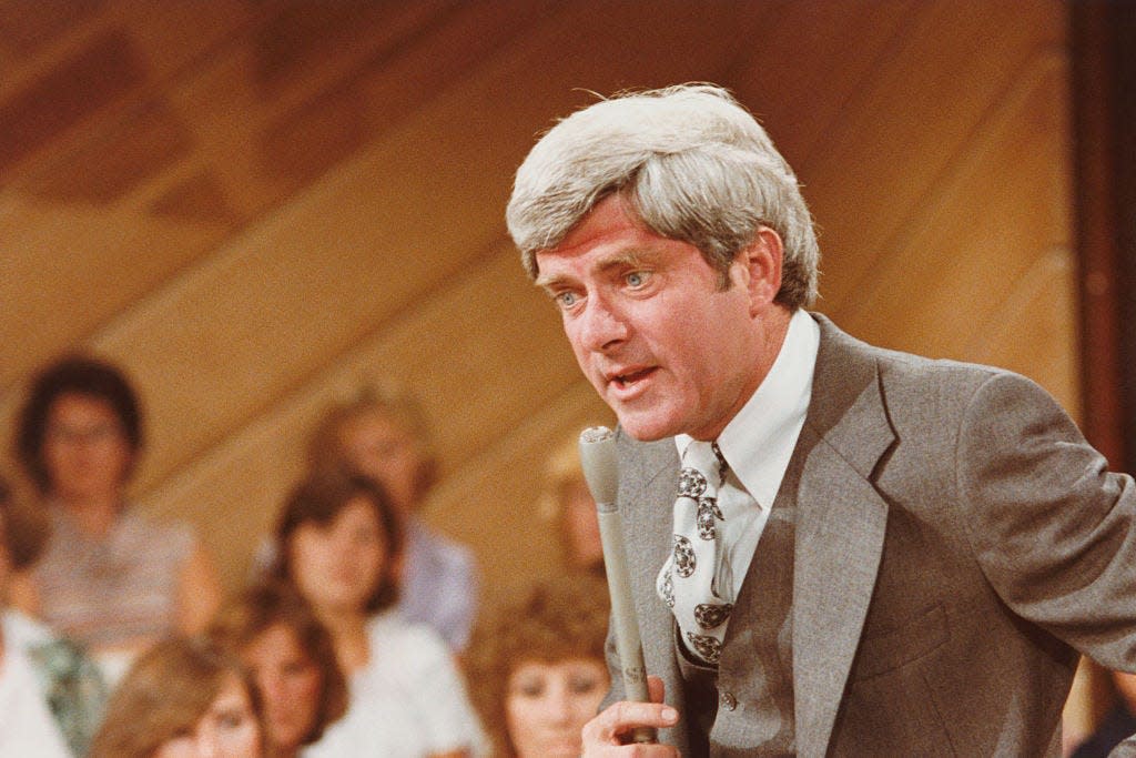 phil donahue hosting talk show