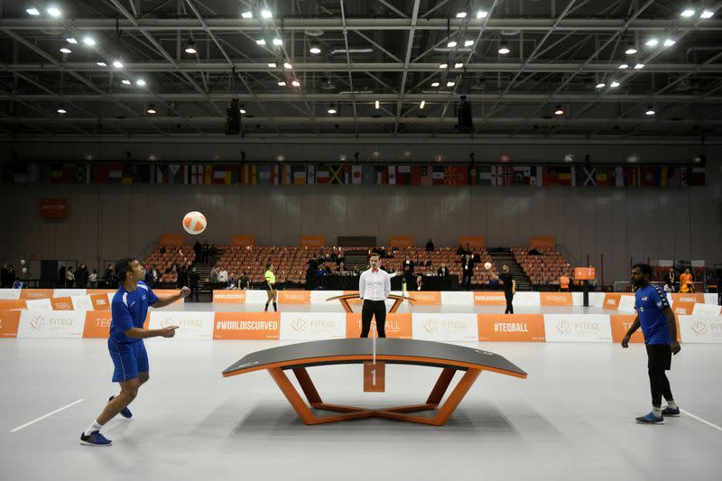 FILE PHOTO: Teqball World Championships