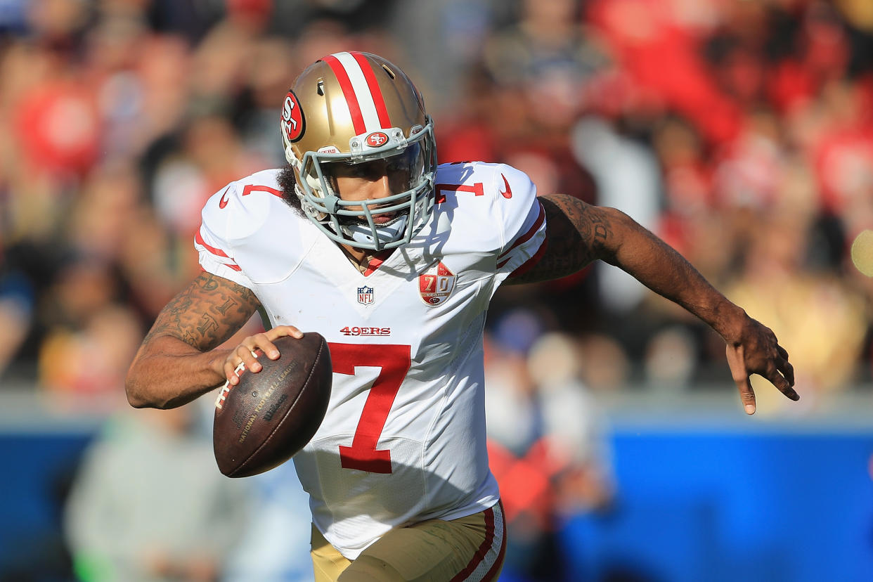 The AAF wanted to take a chance on Colin Kaepernick. (Getty)