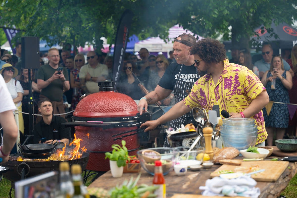 Park life: Tom Kerridge blurs the lines between food and music (Pub in the Park)