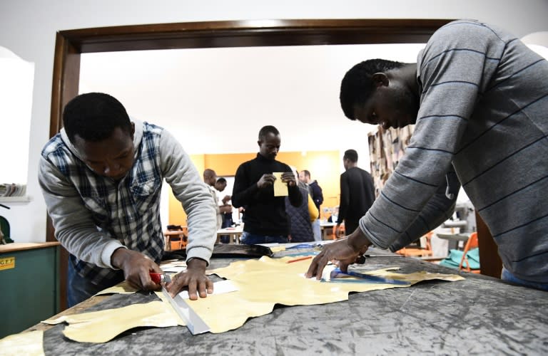 The EU-funded leather skills project is run by the social cooperative Lai-Momo in a small town near Bologna