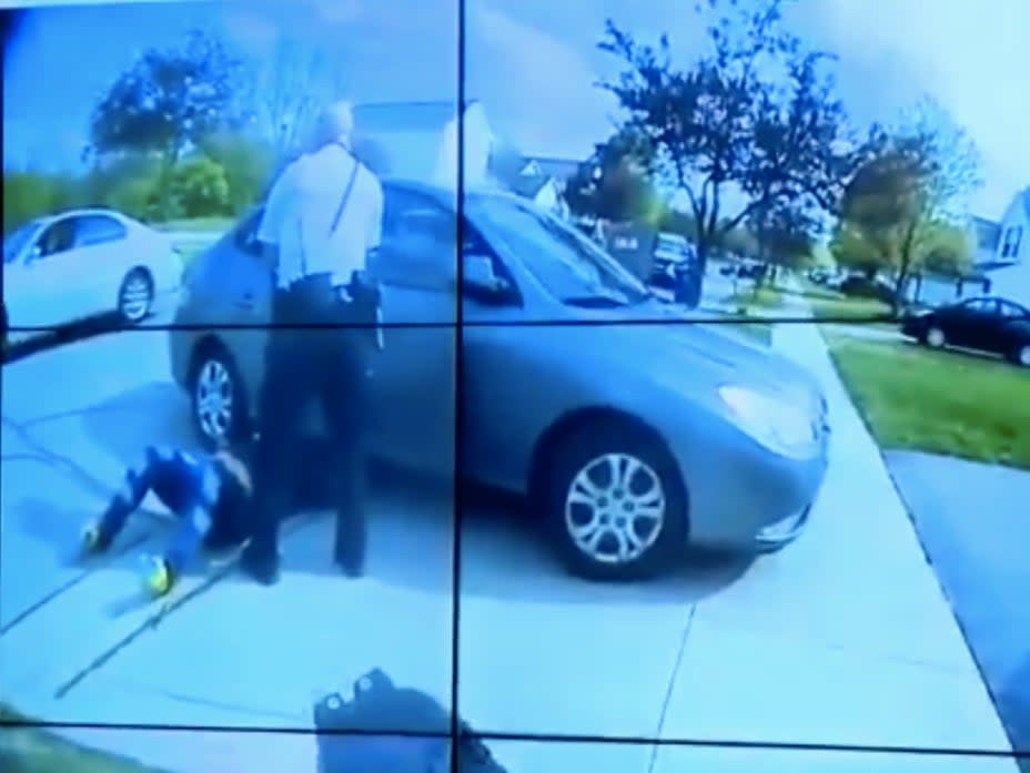 <p>Screengrab from the body camera footage released by Columbus police of killing 16-year-old Makiyah Bryant </p> (Screengrab/Video )