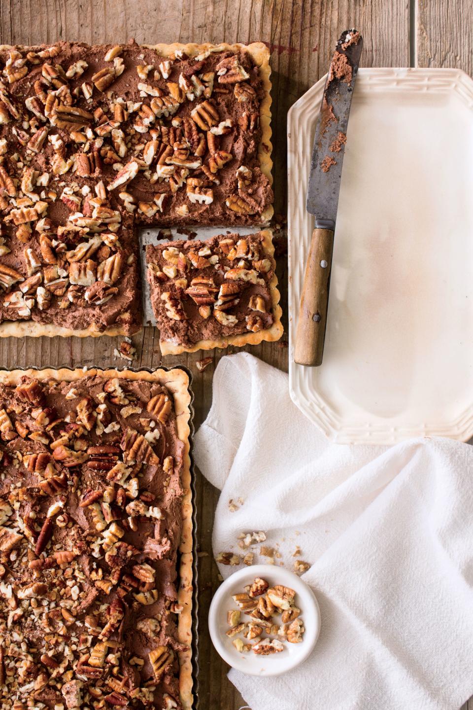 Chocolate-Pecan Mousse Tart