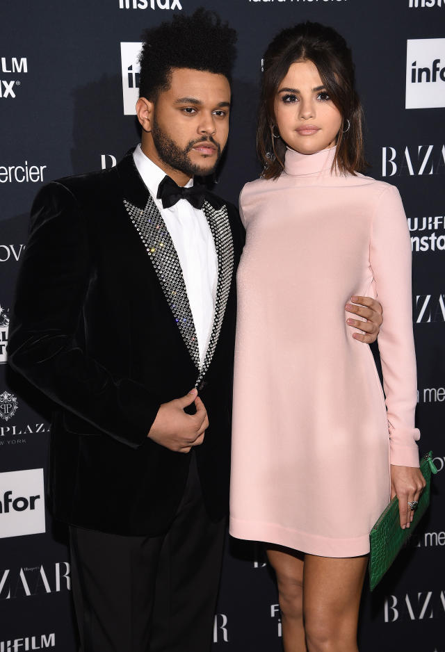 Selena Gomez And The Weeknd Make First Red Carpet Appearance At