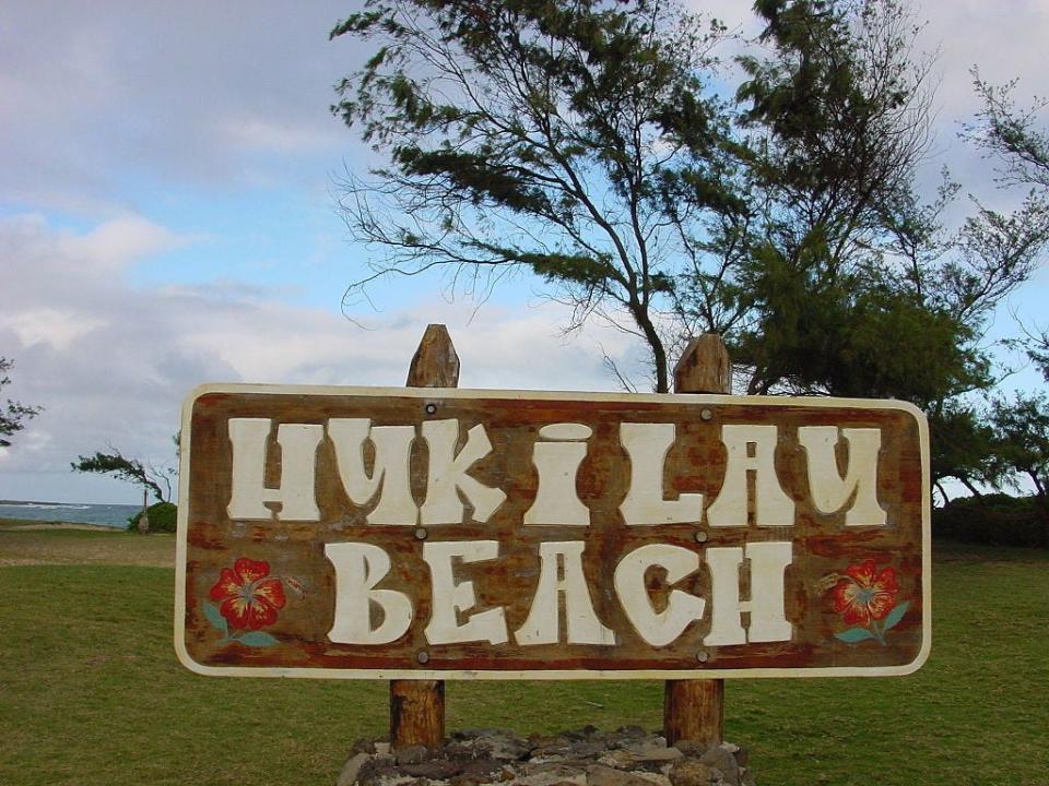 The Hukilau Beach has been a constant community gathering place for Laie while also being a mellow, family-friendly beach.